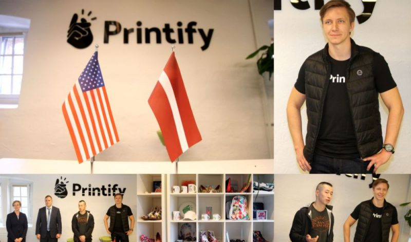 Latvijas Jaunuzņēmums "Printify" piesaistījis 2,672 miljonu eiro investīcijas turpmākai izaugsmei.