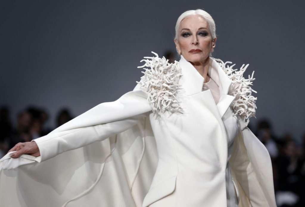 Amerikāņu supermodele Carmen Dell Orefice.