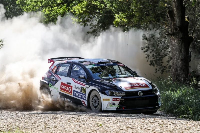Ulivers Sūlbergs Liepājas rallija ceļos.