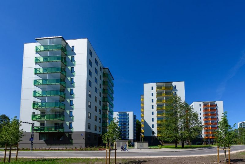 Dzīvojamās mājas projektā “Akācijas”.