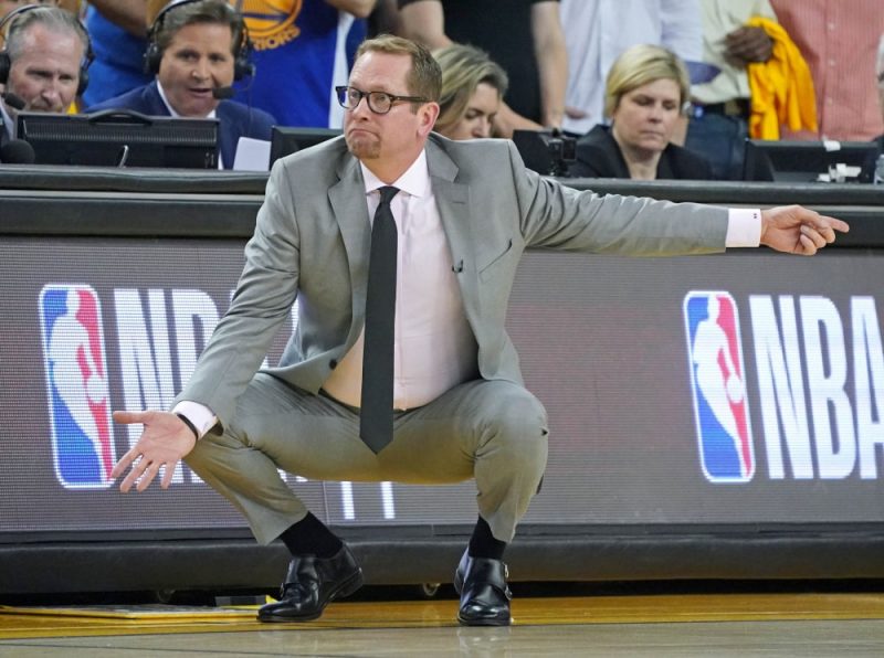 Toronto “Raptors” galvenais treneris Riks Nērss.