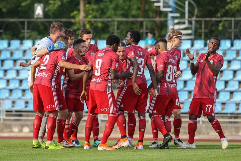 FK “Liepāja” komanda ar veiksmīgu uzvaru sākusi virslīgas sezonas otro pusi.
