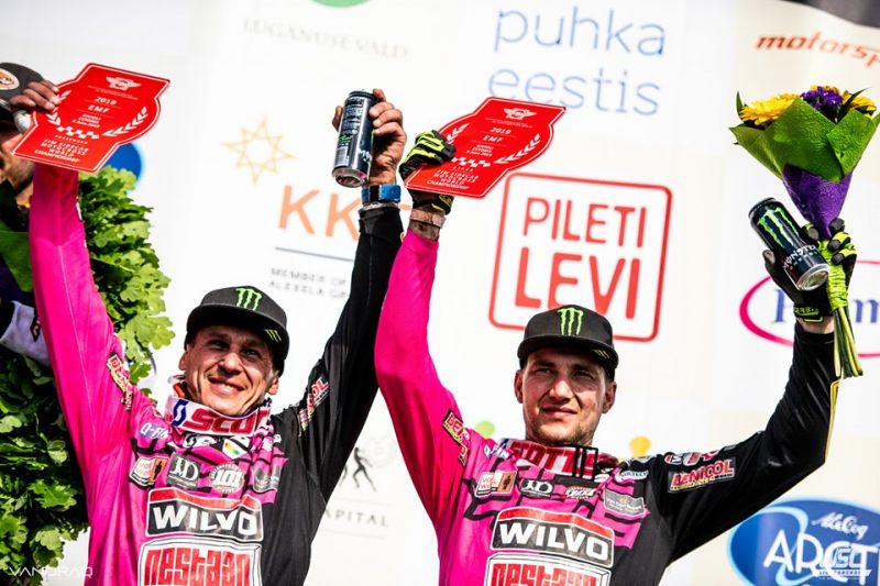 Kaspars Stupelis un Etjēns Bakss.