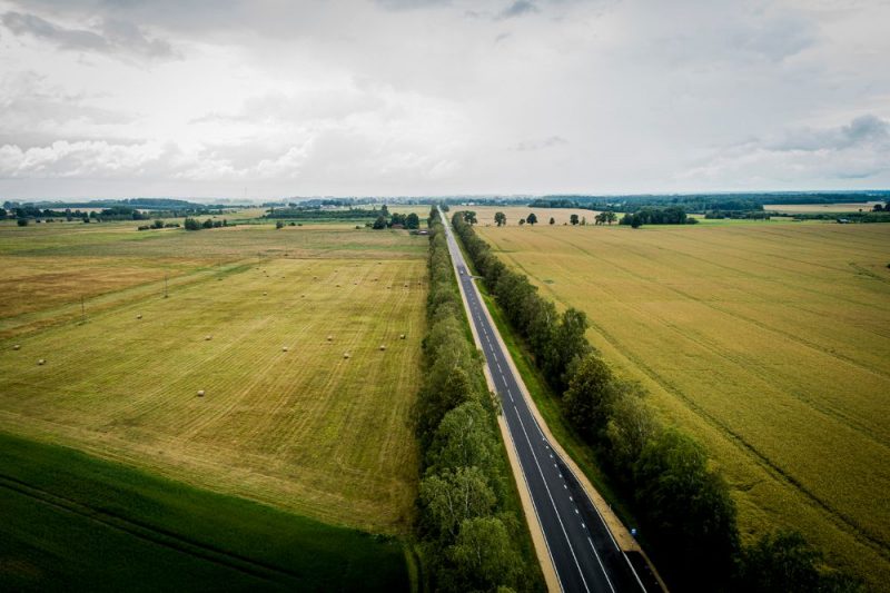 Ir pabeigti būvdarbi uz autoceļa Augšlīgatne–Skrīveri (P32) posmā no krustojuma ar autoceļu Tīnūži–Koknese (P80) līdz Skrīveriem