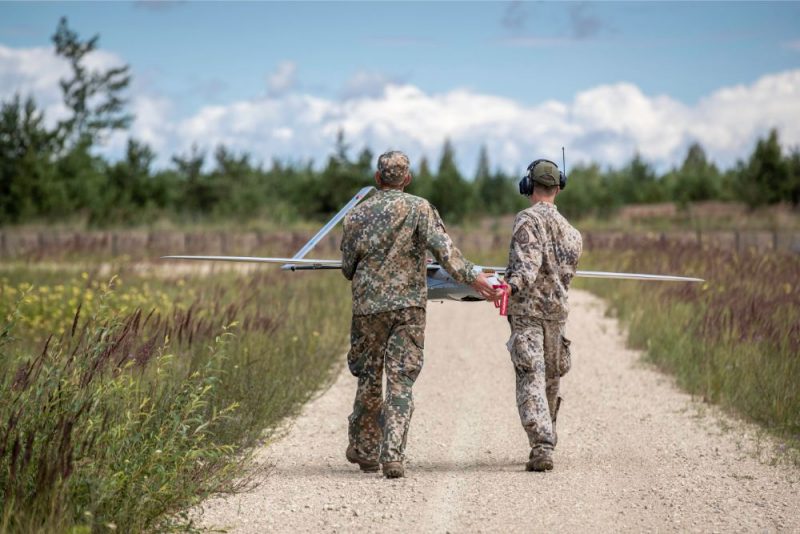 Uzņēmuma “UAV Factory” bezpilota lidaparāts.