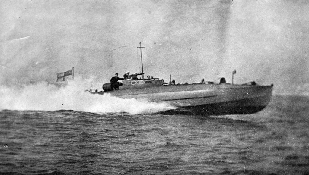 Britu Pirmā pasaules kara laiku “C.M.B.” tipa torpēdkuteris.