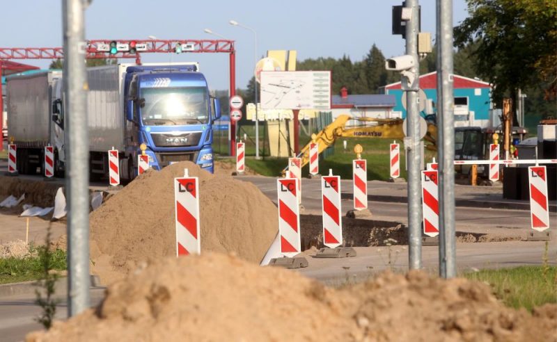 Modernizē robežkontroles punktu "Pātarnieki".