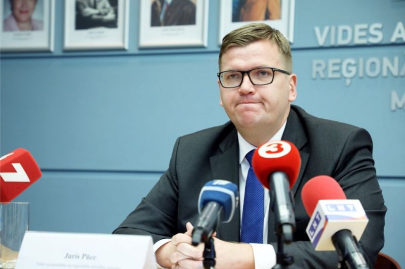 Vides aizsardzības un reģionālās attīstības ministrs Juris Pūce.