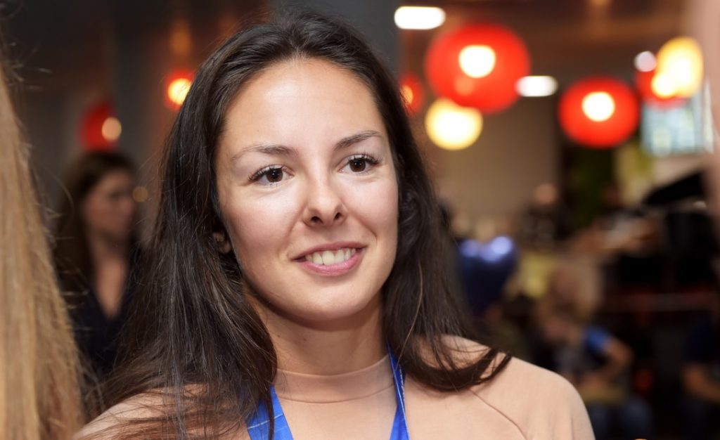 Eiropas čempione pludmales volejbolā Anastasija Kravčenoka.