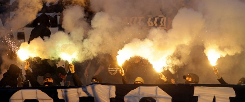 Belgradas “Partizan” fanu sektors.
