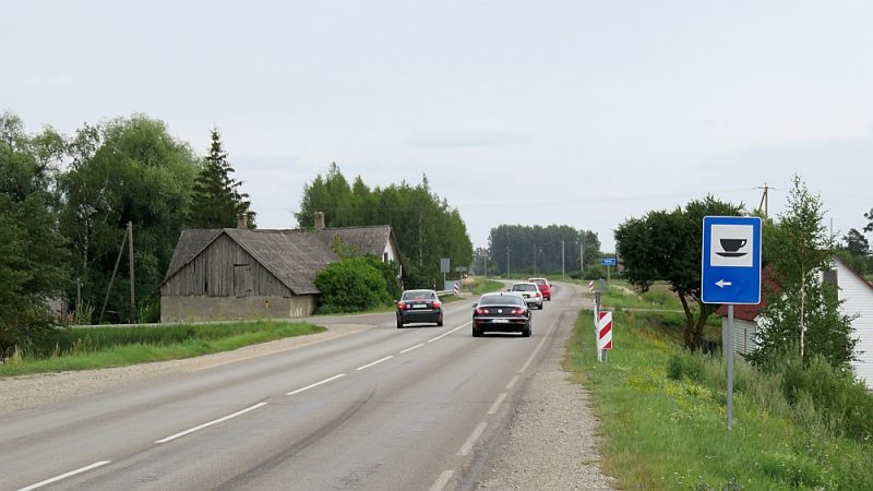 Nelaimīgais pagrieziens uz Miltiņiem.