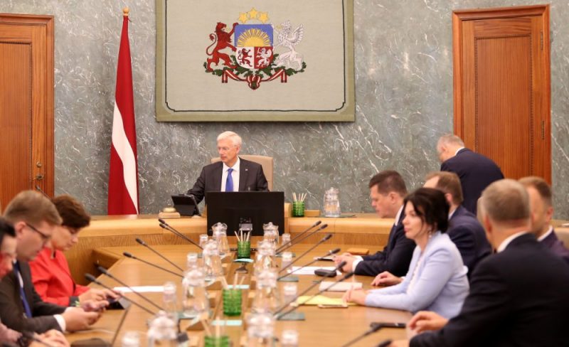 Ministru prezidents Krišjānis Kariņš vada Ministru kabineta sēdi par fiskālās telpas pasākumiem un izdevumiem prioritārajiem pasākumiem valsts budžetam 2020.gadam un ietvaram 2020.-2022.gadam.