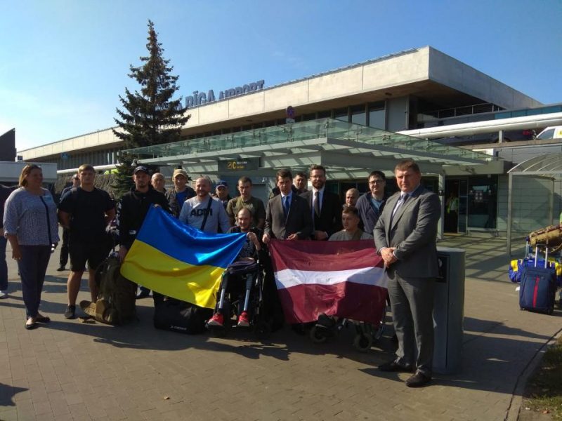 Vaivaros rehabilitācijas kursu izgāja smagi cietušie Ukrainas karavīri
