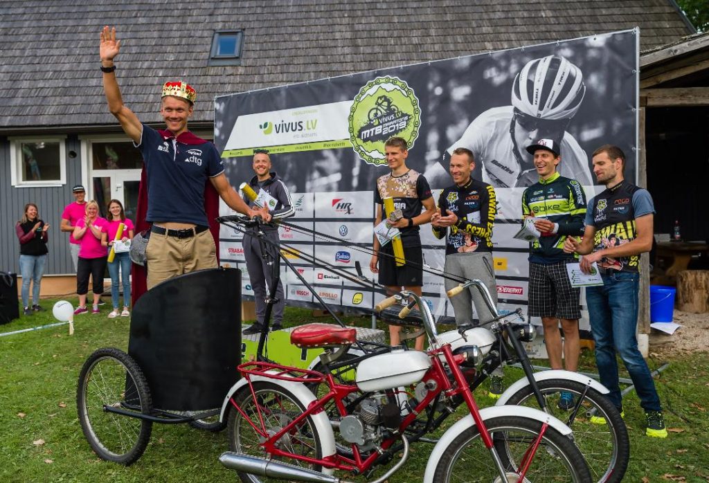 Latvijas MTB maratonu 2019. gada sezonas karalis Oskars Muižņieks.