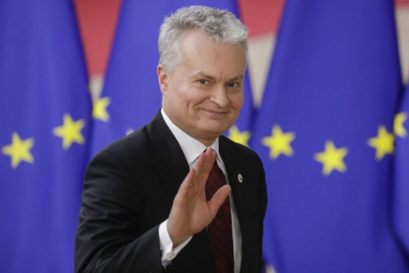 Lietuvas prezidents Gitans Nausēda.