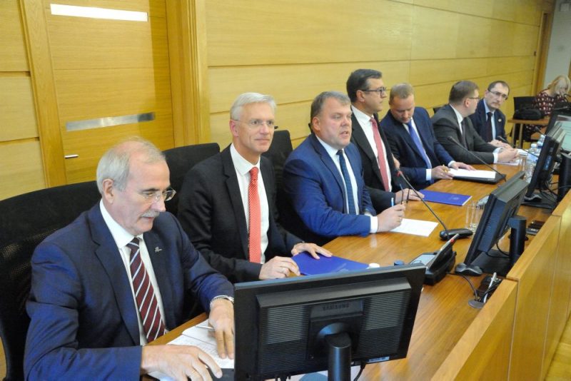 Latvijas Pašvaldības savienības (LPS) tikšanās ar valdības ministriem, lai apspriestu finansējumu no kopbudžeta 2020.gadam, 07.10.2019.