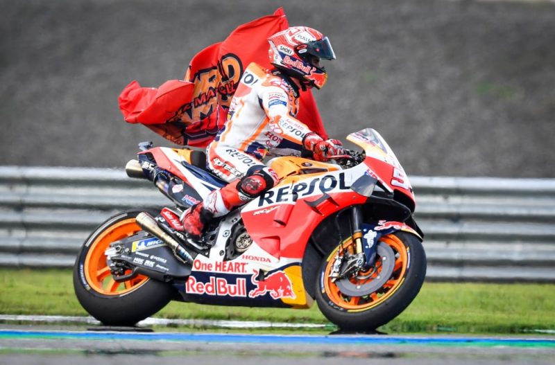 Spānis Marks Markess nodrošinājis sev sesto pasaules čempiona titulu prestižākajā MotoGP klasē.