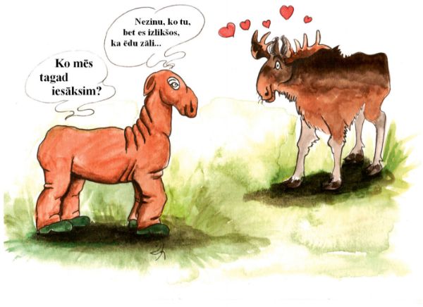 Aļņu medībās ar pievilināšanu var notikt arī tā…