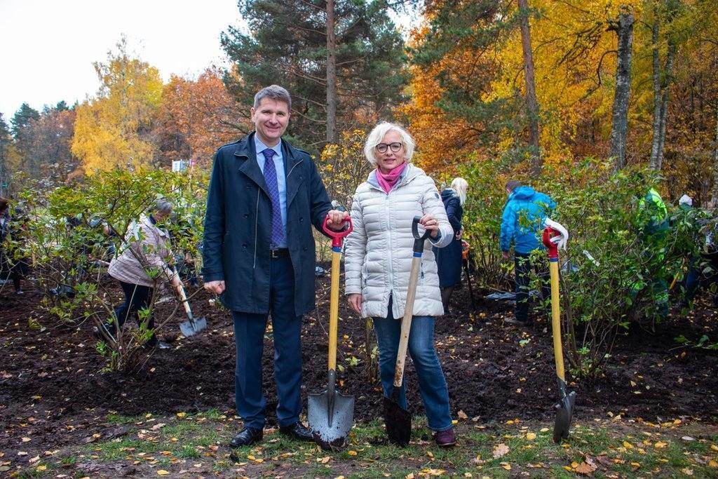 Daiga Mieriņa un Māris Sprindžuks.