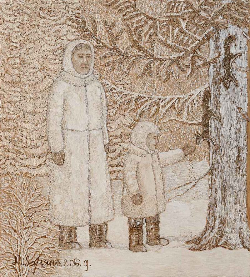 Modris Sapuns, “Ziemas māte”.