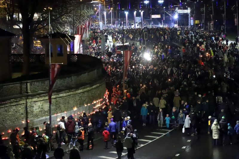 Lāčplēša diena 11. novembra krastmalā 2019. gada 11. novembrī
