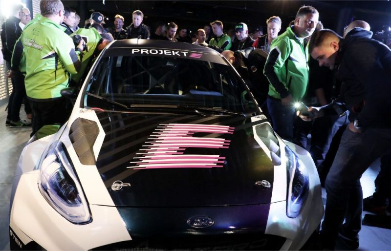 “Projekt E” rallijkrosa elektroauto mašīnas prezentācija šogad septembrī Rīgā.