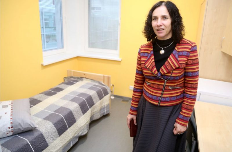 Profesionālās izglītības kompetences centra "Rīgas Valsts Tehnikums" jaunatklātā dienesta viesnīca.