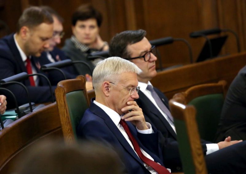 Saeimas ārkārtas sēde, kurā otrajā lasījumā izskata gadskārtējo valsts budžetu un ar to saistīto likumprojektu.