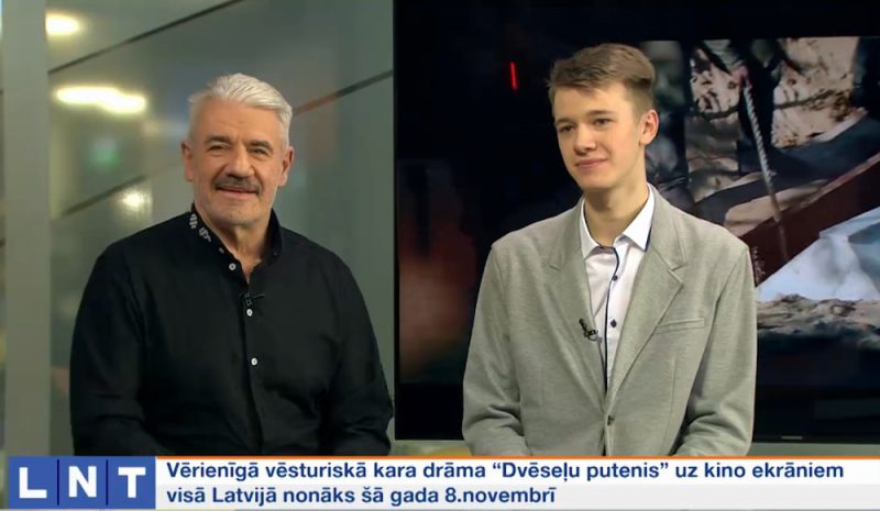 `Galveno lomu – jauno strēlnieku Artūru Vangu – filmā “Dvēseļu putenis” atveido 18 gadus vecais Oto Brantevics, viņa tēva lomā iejuties Mārtiņš Vilsons.