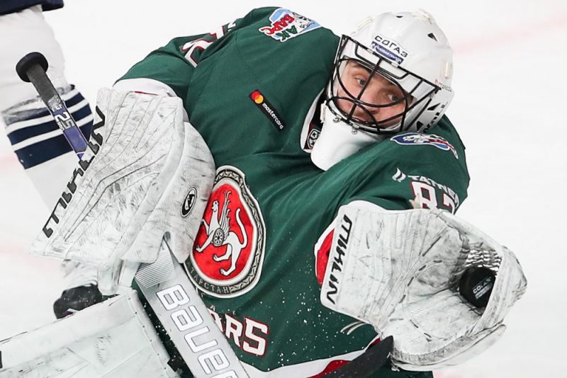 Timurs Biļalovs Kazaņas “Ak Bars” vārtos laboja KHL rekordu, “sausā” paliekot 316 minūtes un deviņas sekundes.
