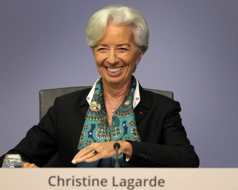 Eiropas Centrālās bankas (ECB) prezidente Kristīne Lagarda.