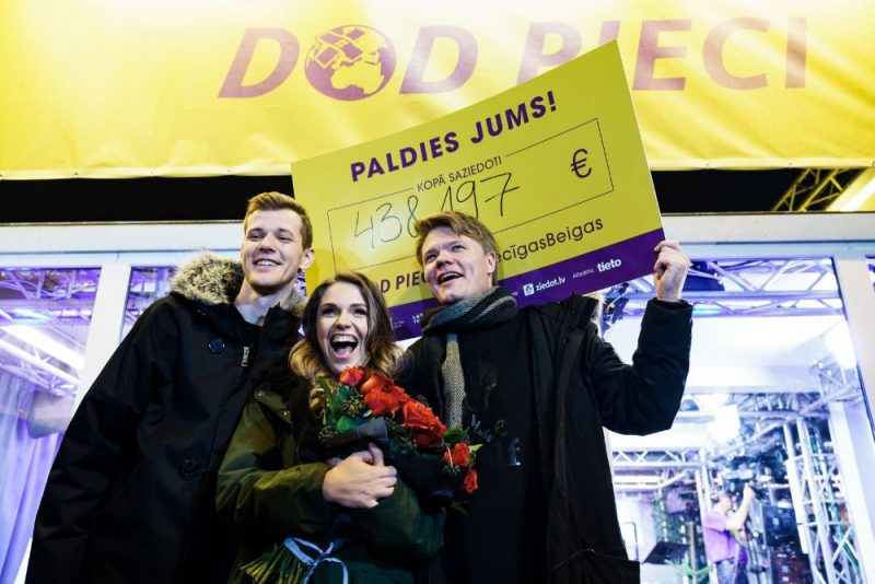 Noslēgusies labdarības akcija “Dod Pieci!”.