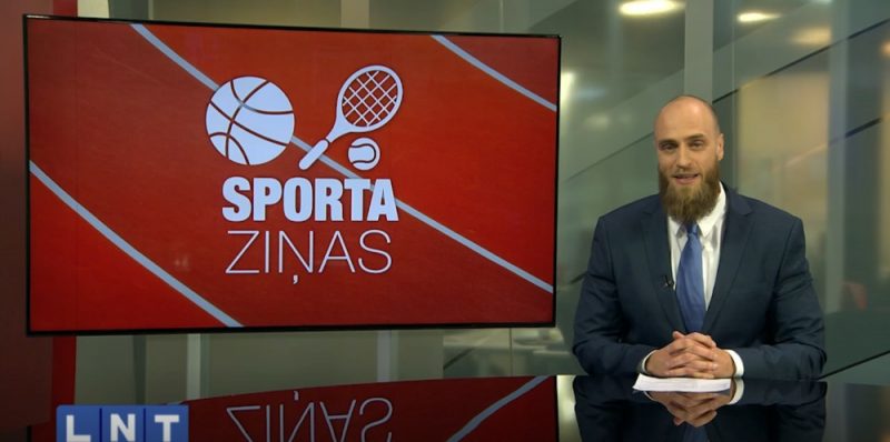 Ilggadējais “LNT sporta ziņu” moderators Jānis Traubergs.