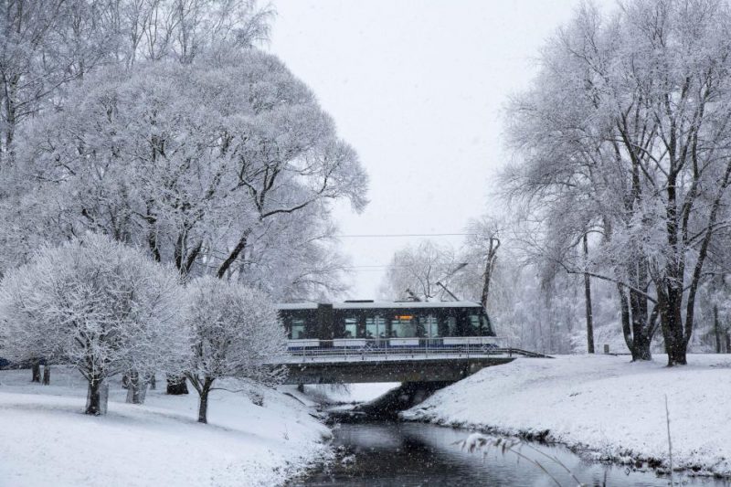 Tramvajs Rīgā.