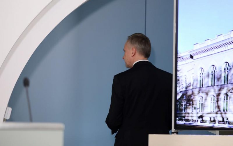 Pirmdien notika Rimšēviča pilnvaru termiņa noslēguma preses konference.