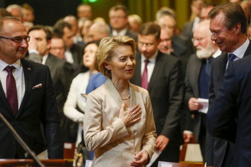 Eiropas Komisijas (EK) prezidente Urzula fon der Leiena.