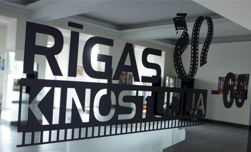 Rīgas kinostudija 65 gadu jubilejas dienā.