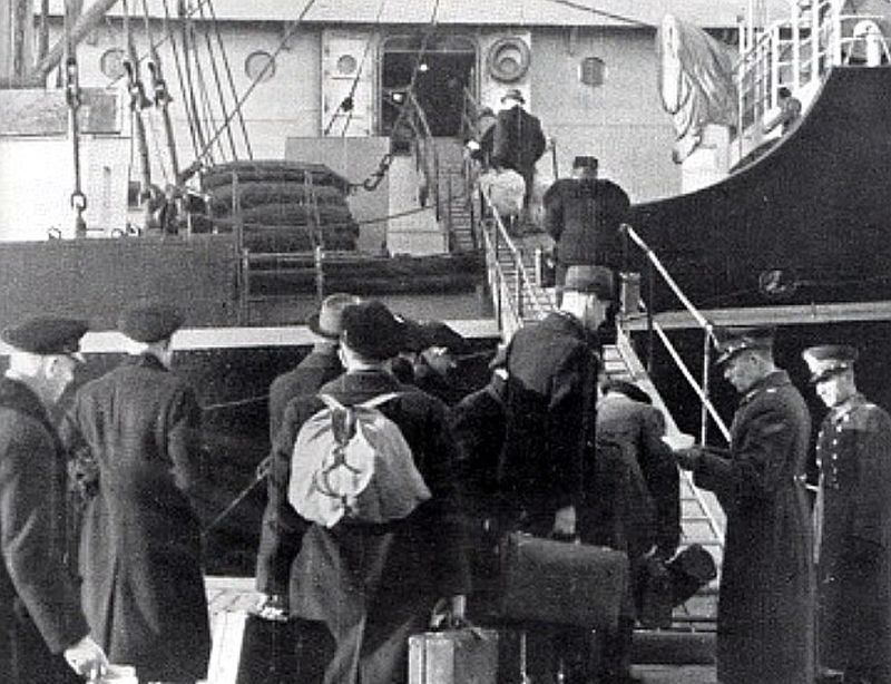 Vācbaltiešu izceļošana 1939. gada rudenī.
