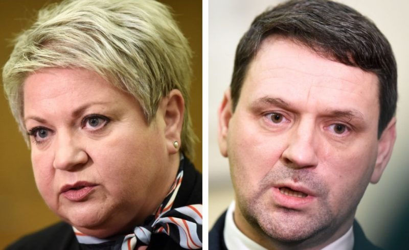 Anna Vladova un Druvis Kleins.