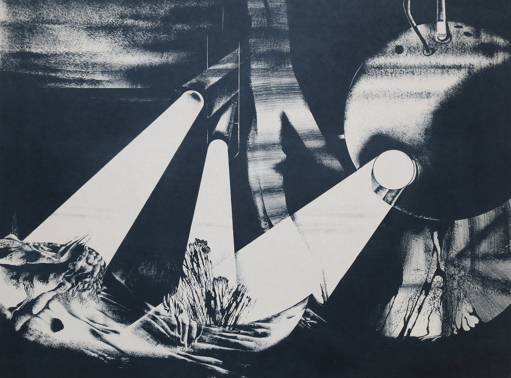 Maija Dragūne. “Zemūdens pētnieki”, 1975. Mākslinieces īpašums.