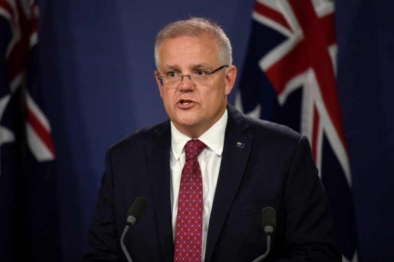 Austrālijas premjerministrs Skots Morisons.