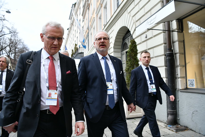 Valsts prezidents Egils Levits piedalās Minhenes Drošības konferencē.