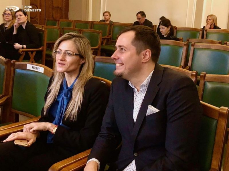 Ieva Kalderauska un Jānis Eglītis šodien Saeimā ievēlēti NEPLP padomē, 13.02.2020.