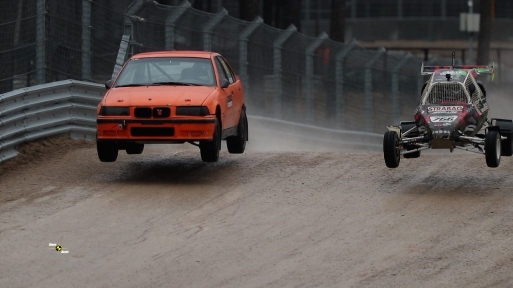 Latvijas ralljkrosa pirmais treniņš februārī Biķernieku rasē.