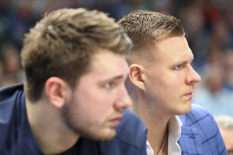 Luka Dončičs un Kristaps Porziņģis