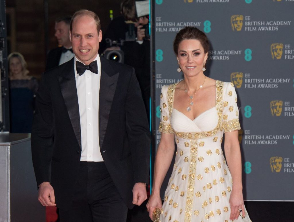 Kembridžas hercogi ierodas “Bafta” svinīgajā ceremonijā.