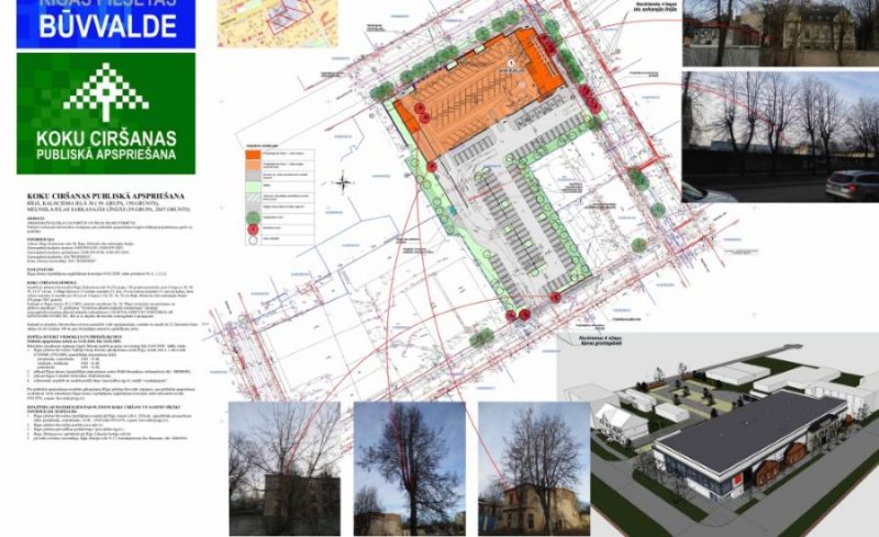 Āgelnskalna iedzīvotāji Rīgā iebilst pret “Lidl” veikala būvniecību Kalnciema ielā 38 esošā plānojumā.