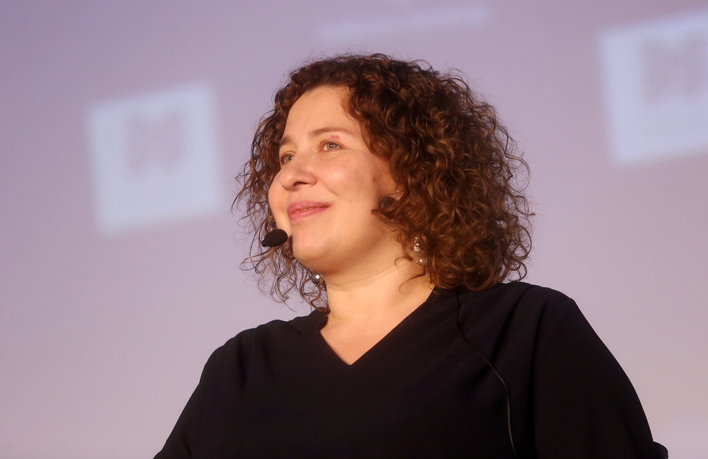 Latvijas Dizaina gada balvas projekta vadītāja Barbara Freiberga piedalās preses konferencē, kurā informē par gaidāmajiem Latvijas Dizaina gada balvas pasākumiem.