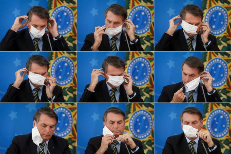 Brazīlijas prezidents Žairs Bolsonaru otrdien no jauna paudis viedokli, ka Covid-19 vīrusa radītie draudi tie pārspīlēti, un pārmeta Brazīlijas medijiem histērijas radīšanu.