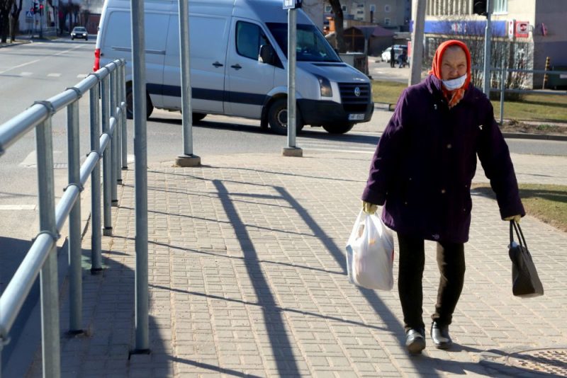 Gulbene un Balvi Covid-19 izplatības draudu laikā 2020. gada 31. martā.